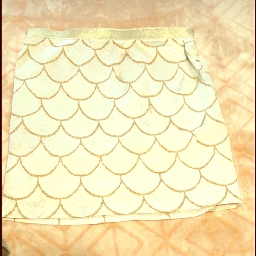 Mermaid sequin mini skirt